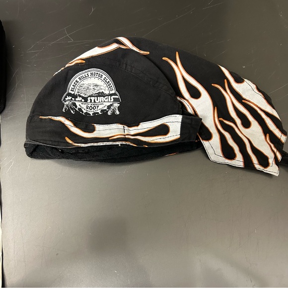 Jack Daniel’s & Black Hills Sturgis Bandanna with cool flames and logos - Picture 2 of 16